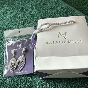 New beautiful rhinestone earrings by Natalie Mills